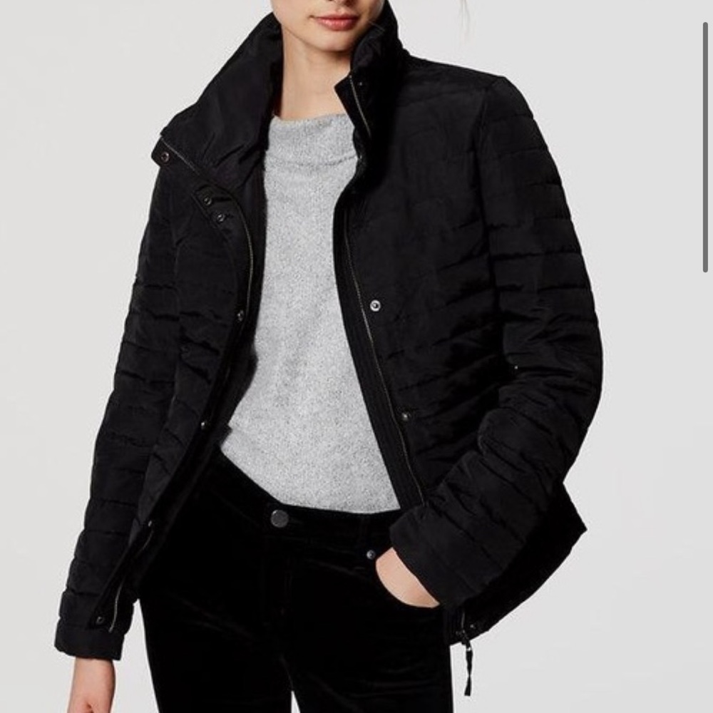 Black Puffer Jacket - image 1